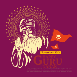 紫色秋天guru nanak gurpurab sns