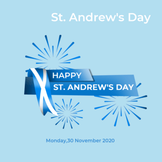 圣安德鲁节海报模板_st andrew s day圣安德鲁节 节日社交模板