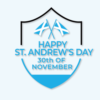 圣安德鲁节海报模板_st andrew s day圣安德鲁节 节日社交模板