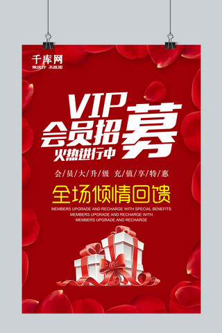 vip会员海报模板_千库原创商场促销活动VIP会员火热招募海报