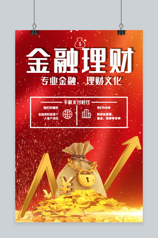 金融理财推广宣传海报