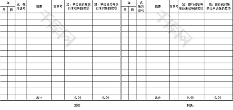 财务银行增值税会计核算excel模板