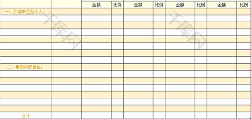 财务应付款明细及账龄分析表excel模板