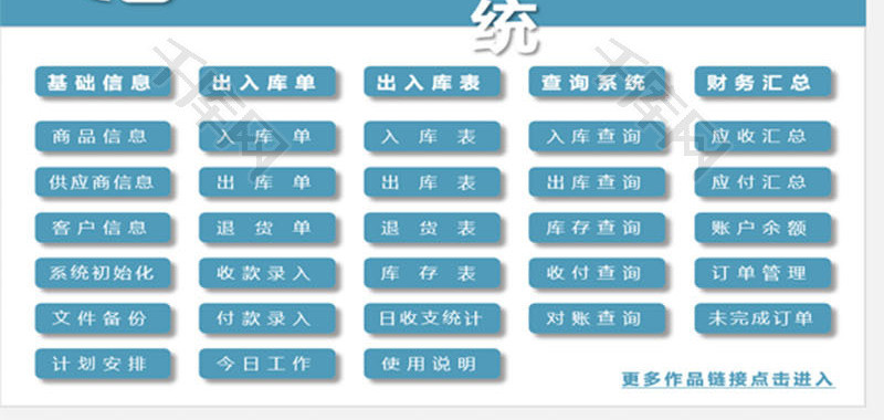 进销存管理系统Excel模板