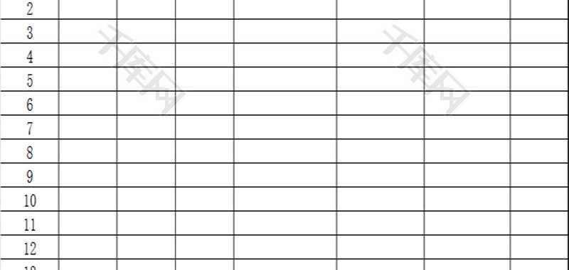 困难学生调查明细表EXCEL模板