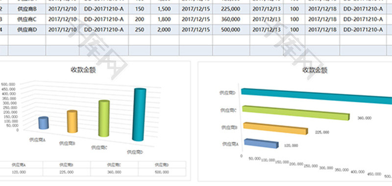 业务员销售月报表Excel模板