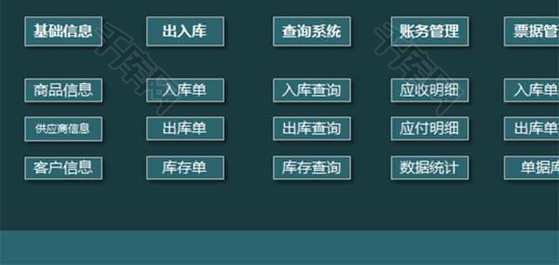 进销存管理系统Excel模板