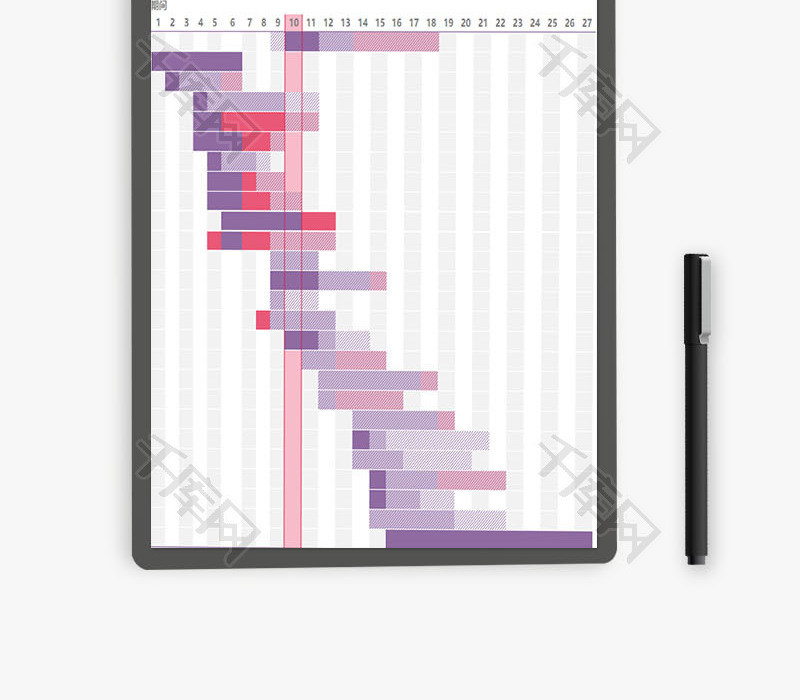 日常办公项目日程表Excel模板