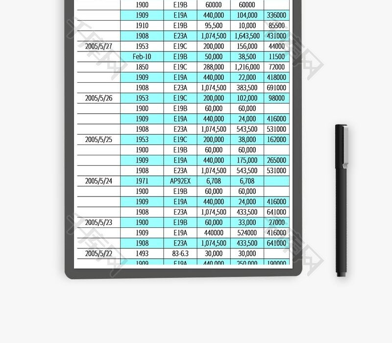 商品库存需求分析表excel模板