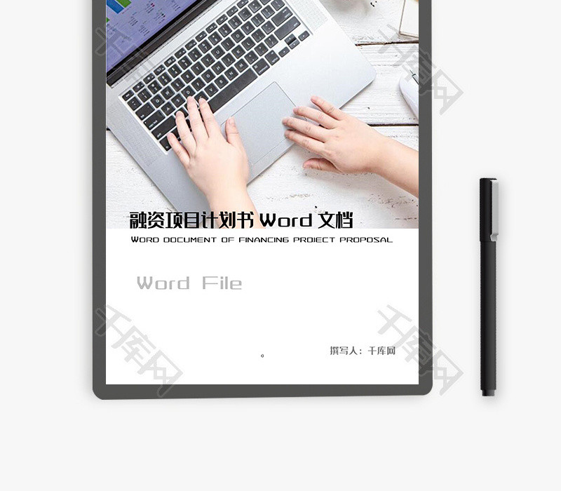 商务企业融资项目计划书Word文档