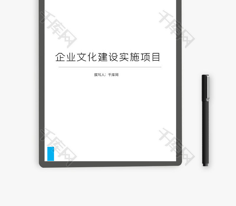 企业文化建设实施项目Word文档