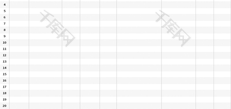 客户信息登记表Excel模板