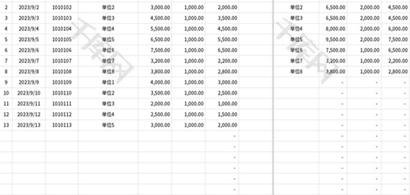 销售采购对账管理表Excel模板