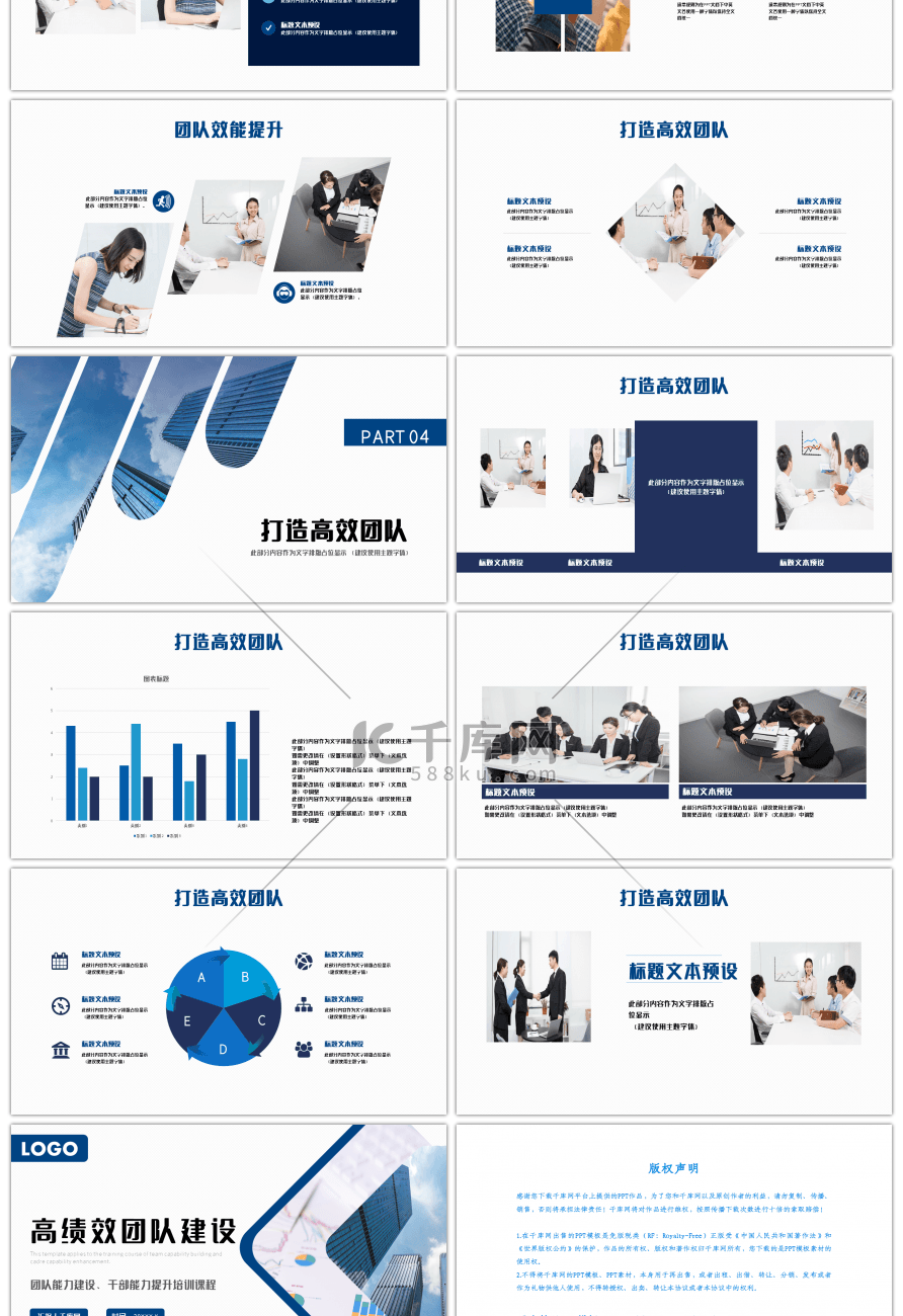 高绩效团队建设管理课程PPT模板
