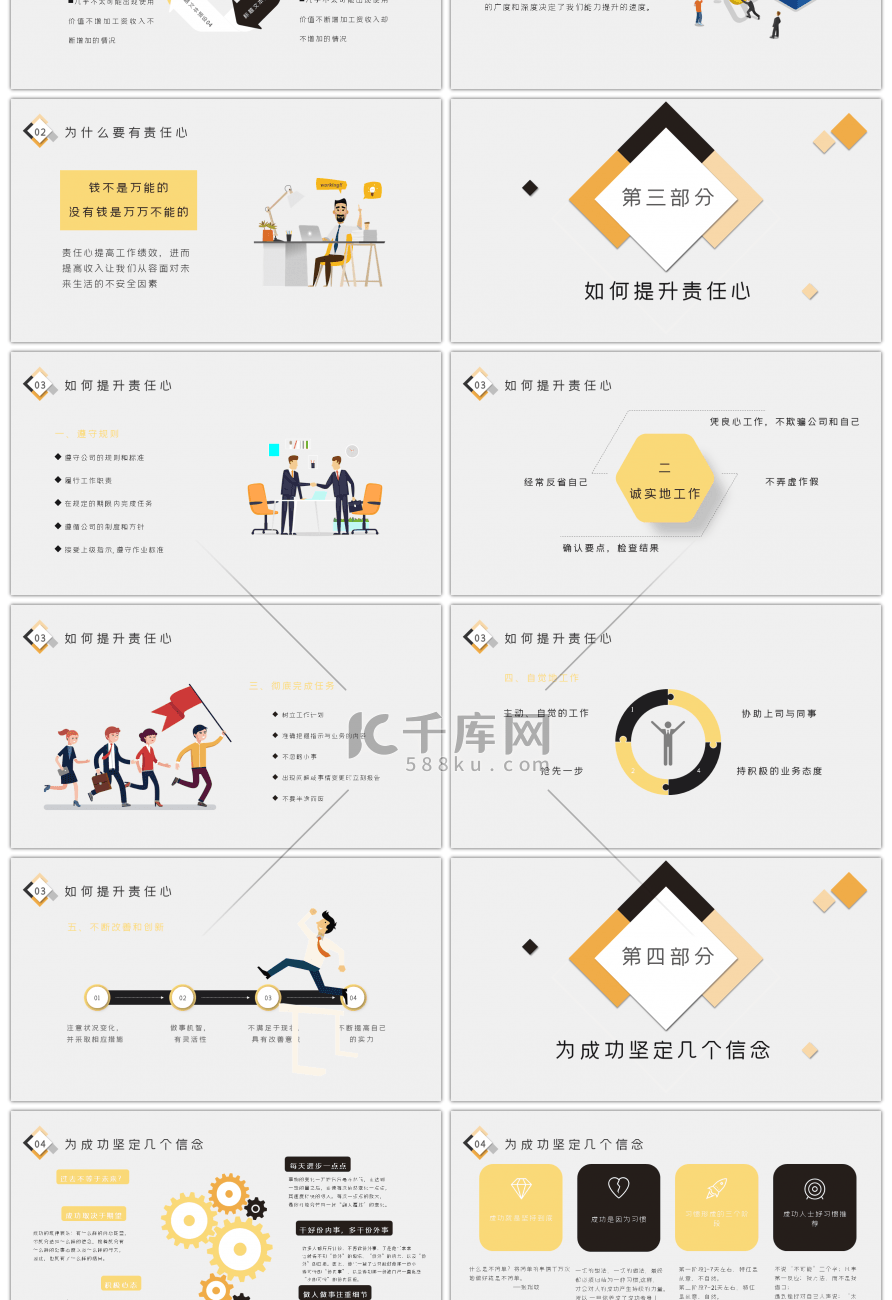 红色商务营销执行方案PPT模板