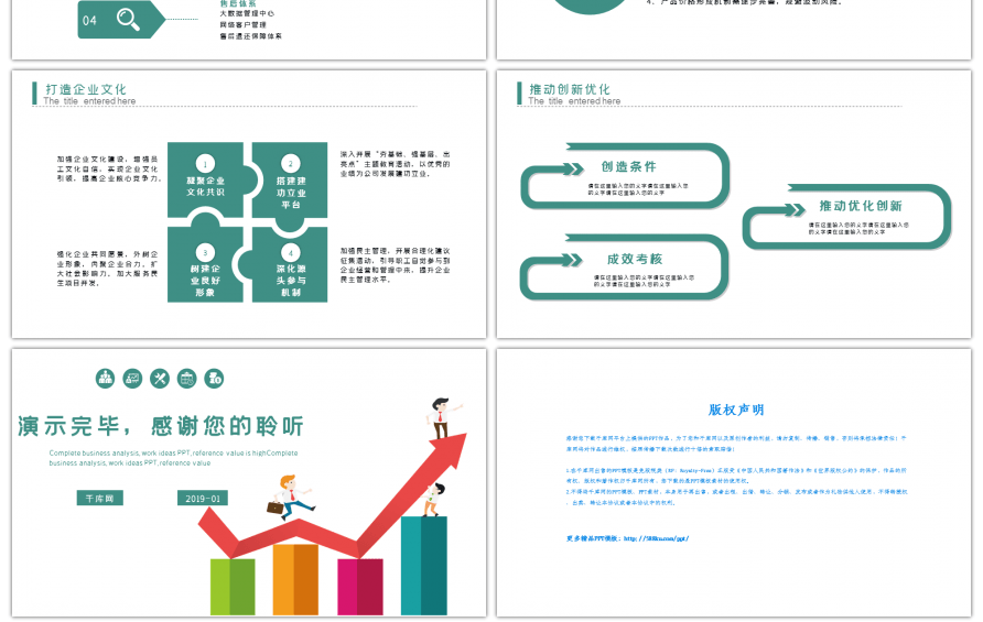 经营分析工作思路工作汇报PPT模版