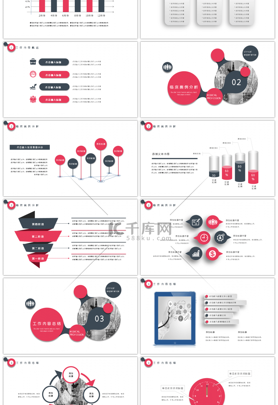 简约通用医学行业PPT模板