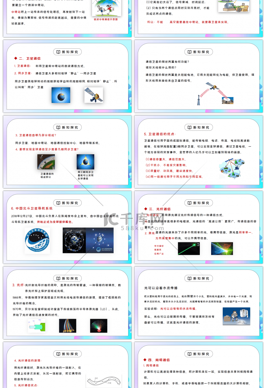 人教版九年级物理第九单元《信息的传递-越来越宽的信息之路》PPT课件