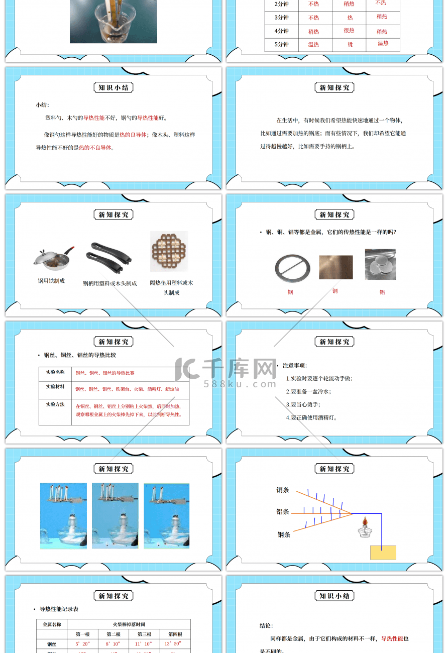 教科版五年级科学下册第二单元《热-传热比赛》PPT课件