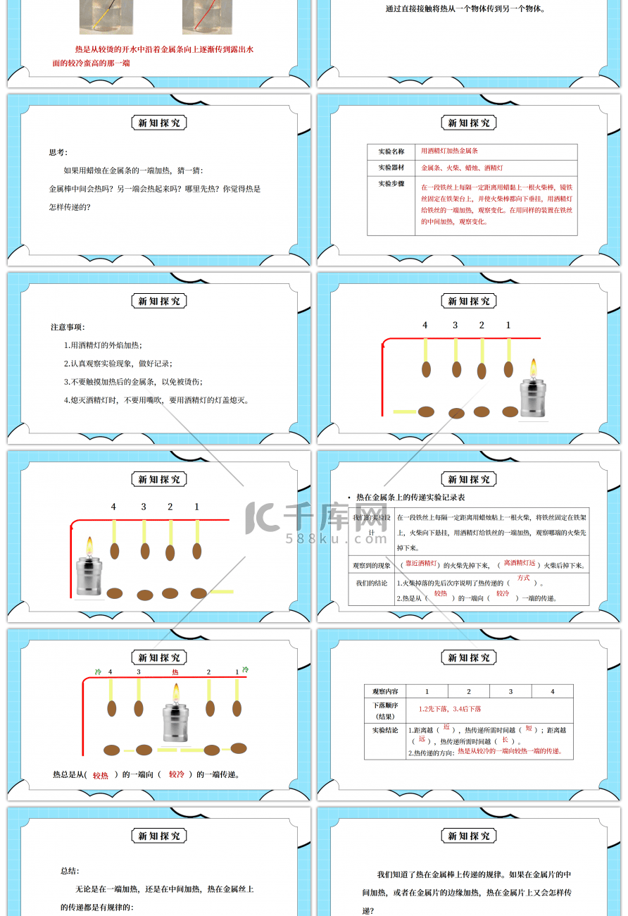 教科版五年级科学下册第二单元《热-热是怎样传递的》PPT课件