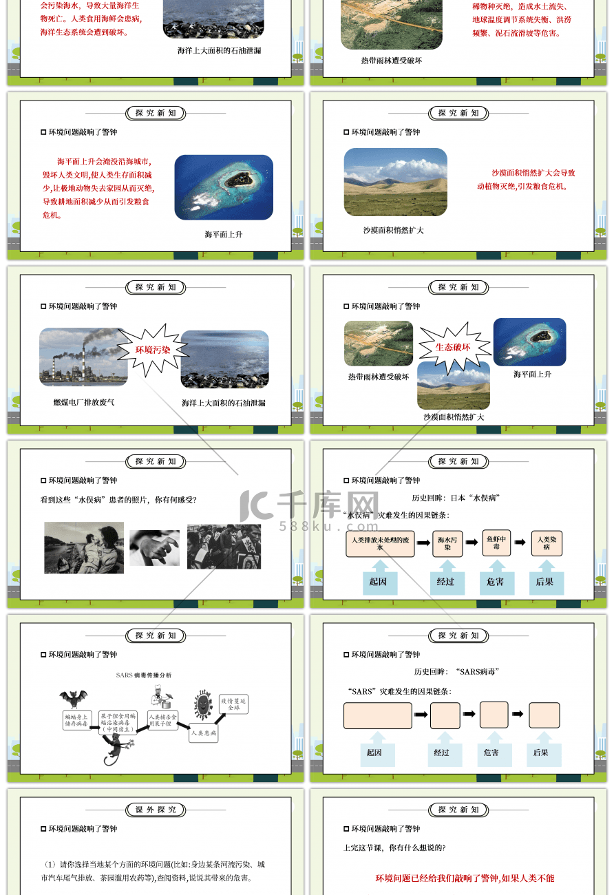 部编版六年级道德与法治下册第二单元《爱护地球共同责任-地球我们的家园》第二课时PPT课件