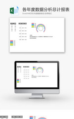 各年度数据分析总计报表