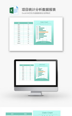 项目统计分析数据报表