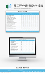 绩效考核表Excel模板