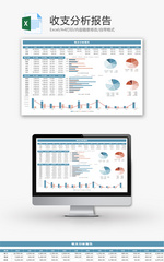收支分析报告Excel模板
