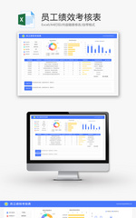 员工绩效考核表Excel模板