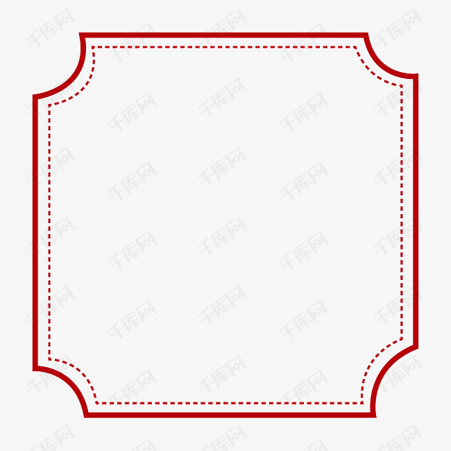 矢量装饰圆角边框