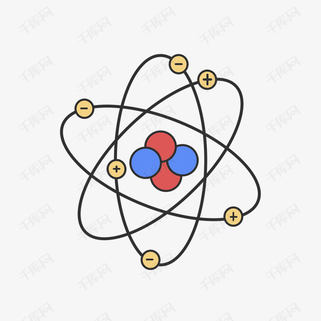 矢量原子模型图案