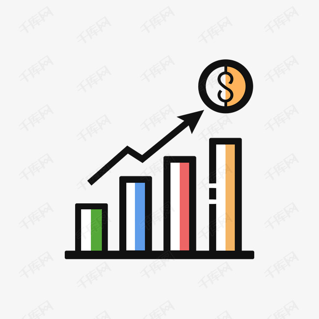 经济增长设计图标