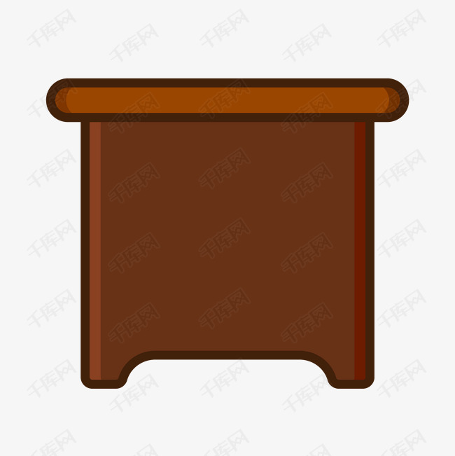 卡通讲桌png下载