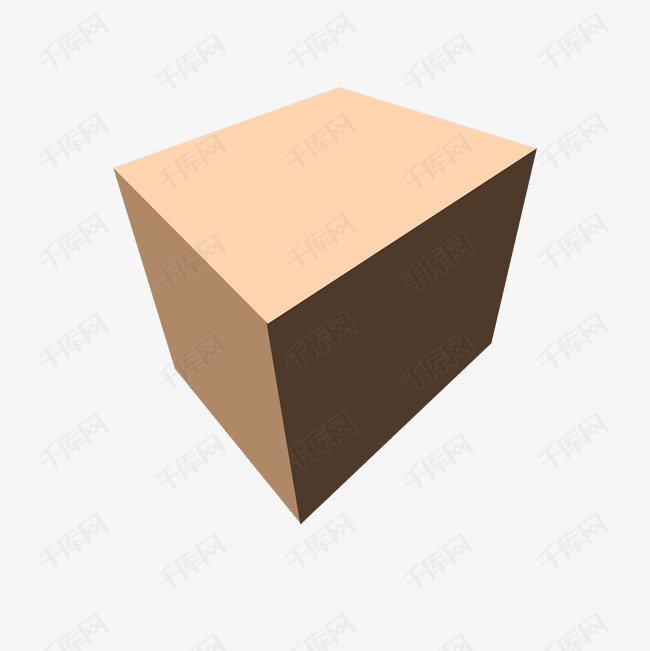 3d立体矢量长方体装饰矢量图案