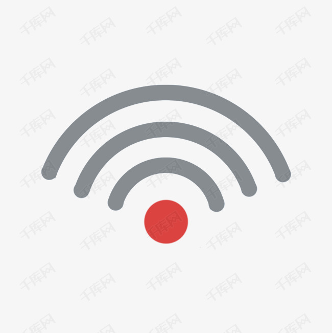 红色扁平无线网无信号