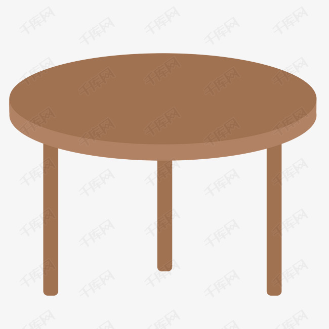 卡通长桌png下载