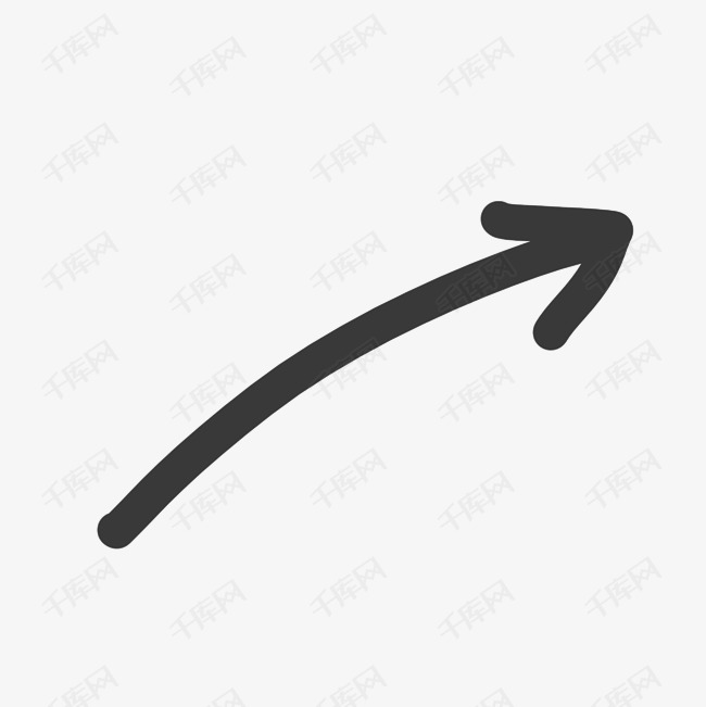 向右上的箭头图
