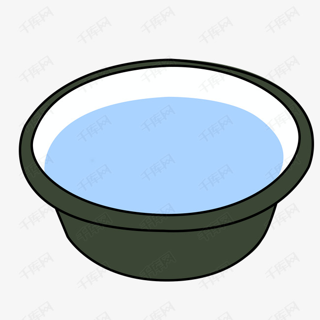水盆免抠矢量素材图