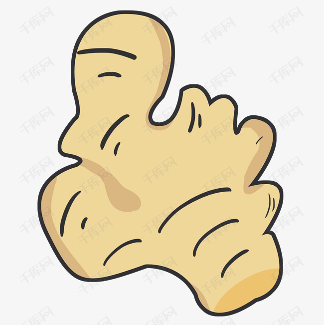 矢量生姜设计图标