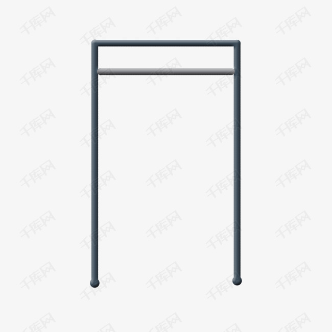 挂衣服的铁架素材图片免费下载-千库网