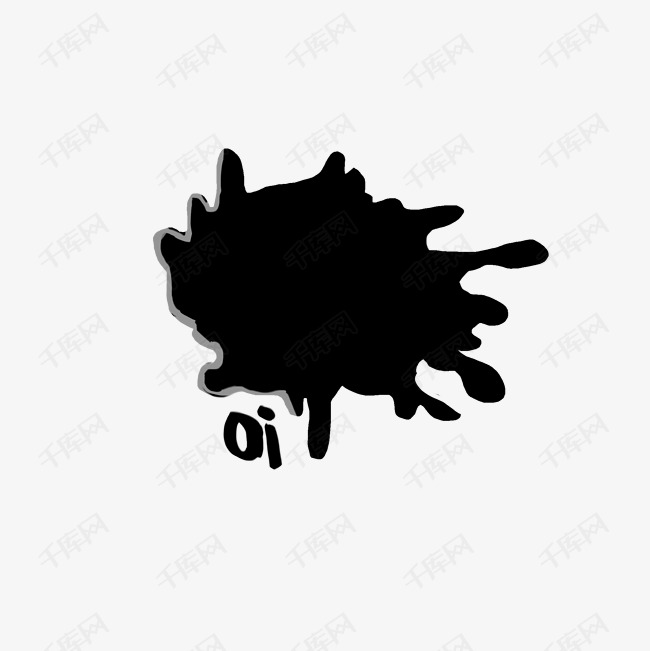 黑色喷溅状涂料油漆