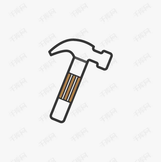 卡通锤子png下载