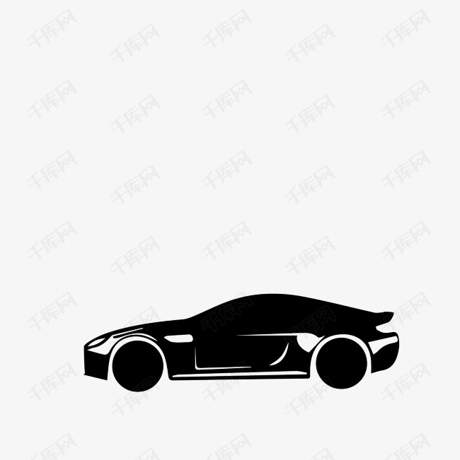 矢量跑车汽车线框png图片