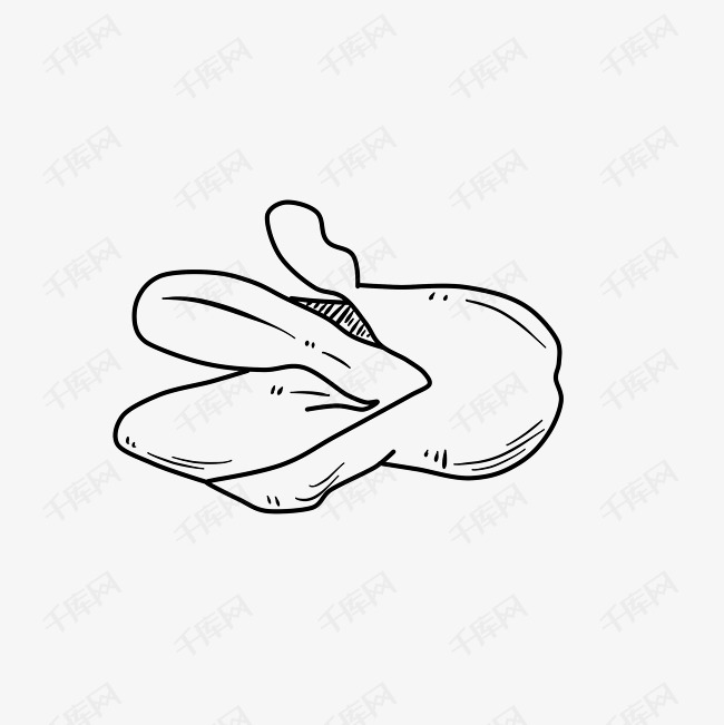 好吃美味的蚕豆手绘的素材免抠好吃美味简单手绘下酒菜蔬菜蚕豆食物