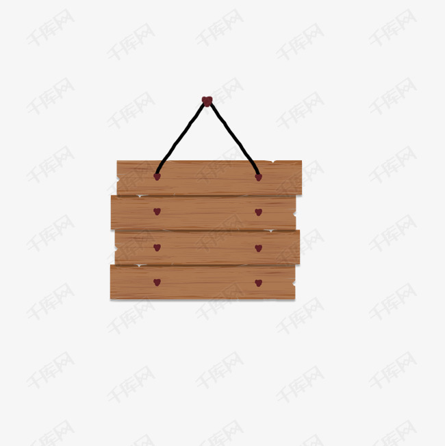 手绘卡通木质挂牌指示牌