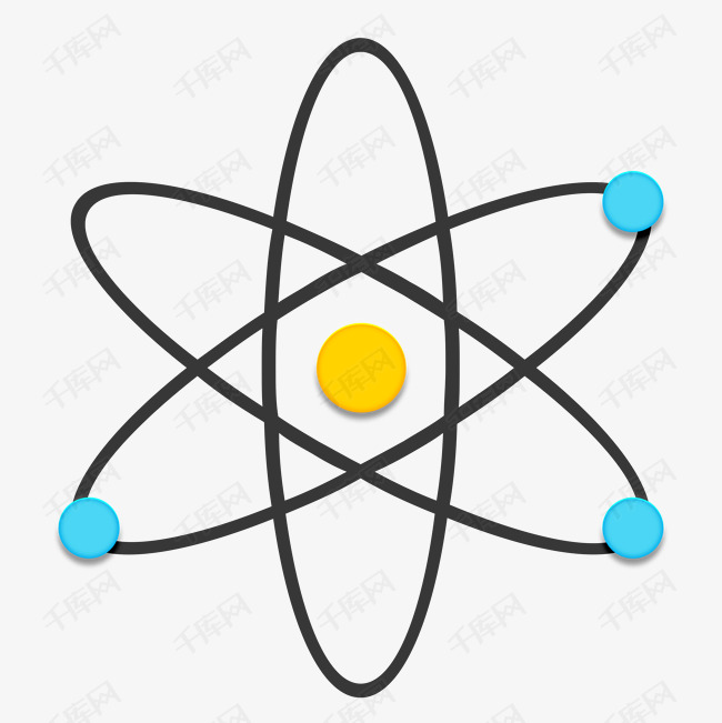 黑色化学物理符号