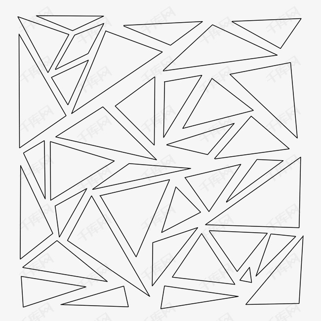 三角形装饰图案