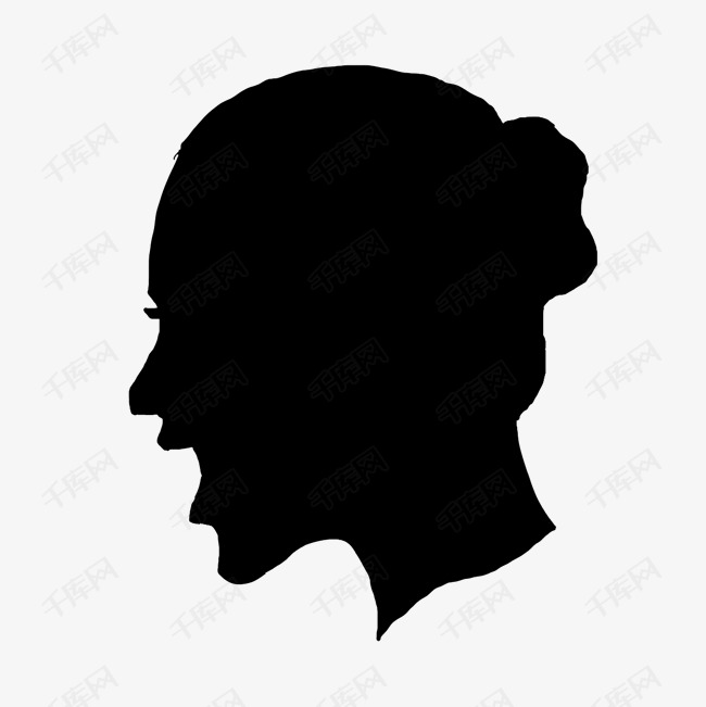 卡通张嘴的女人图