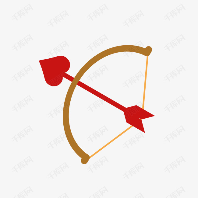 卡通弓箭矢量图下载素材图片免费下载-千库网